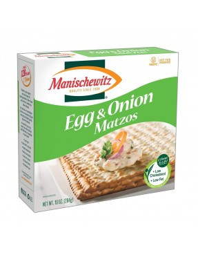 Manischewitz Matzo, Egg and Onion (12x10 OZ)