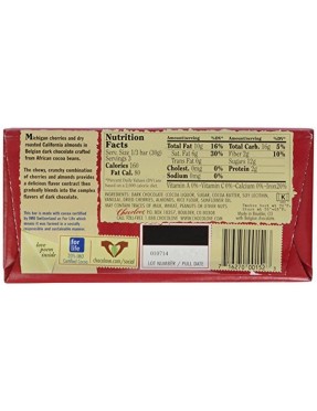 Chocolove Dark Chocolate Bar Cherry & Almond (12x3.2 Oz)