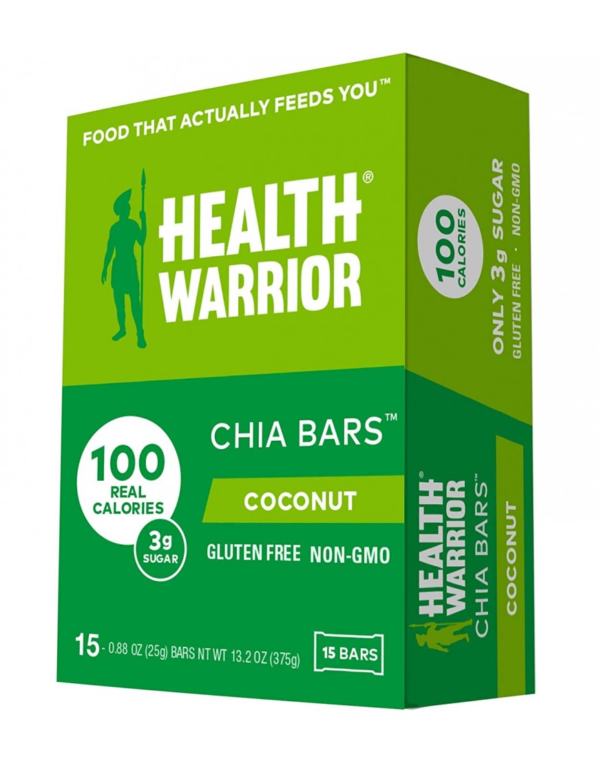 Health Warrior Coconut Chia Bar (15x0.88OZ )