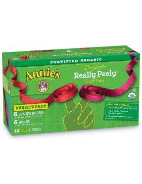 Annie's Homegrown Organic Really Peely Fruit Tape Variety Pack (6x9 OZ)