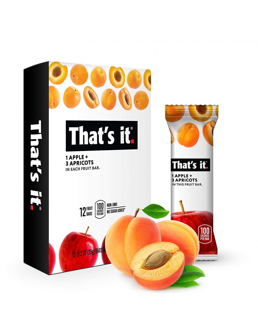 That's It Apple Apricot Fruit Bar (12x1.2 Oz)