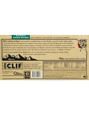 Clif Bar Oat Raisin Walnut Clif Bar Bar (12x2.4 Oz)