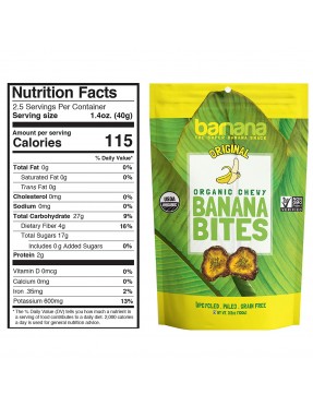 Barnana Chewy Banana Bites (12x3.5OZ )