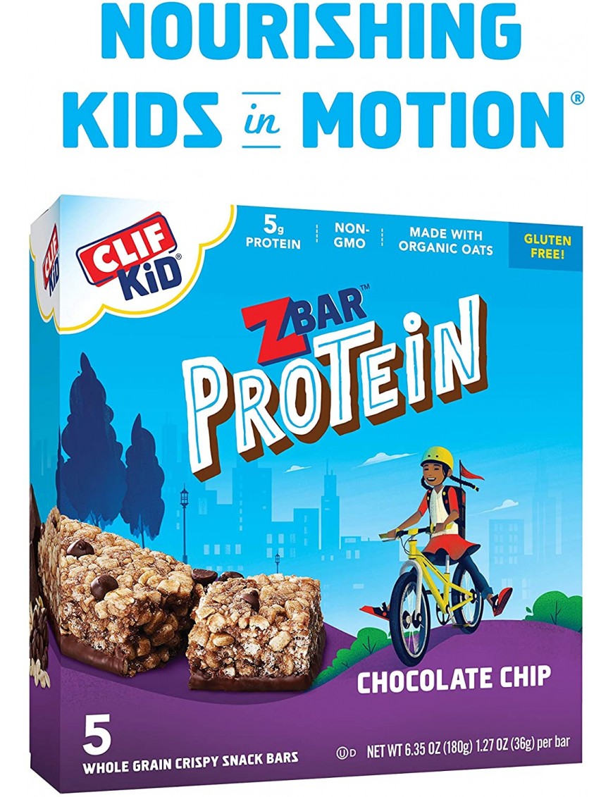 Clif Kid Zbar Protein Chocolate Chip (6x5 PACK)