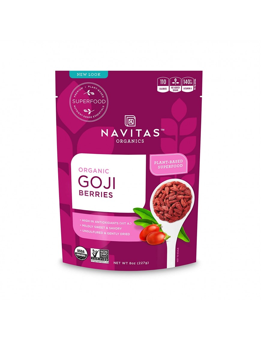 Navitas Naturals Organic Goji Berries (12x8 OZ)