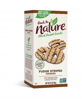 Back To Nature Cookies Fudge Striped (6x8.5 OZ)