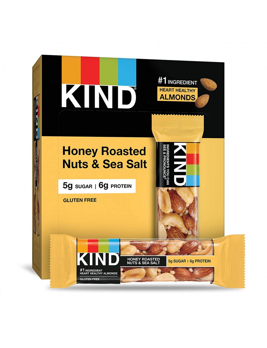 Kind Honey Roasted Nuts & Sea Salt Bar (12x1.4 OZ)