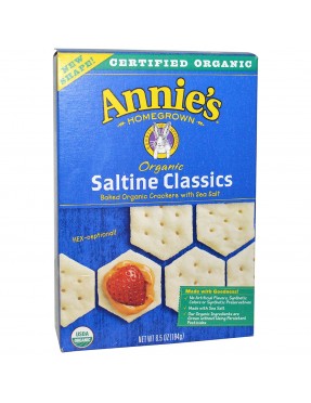 Annie's Homegrown Saltine Bunny Cracker (12x6.5 Oz)