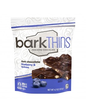 Bark Thins Dark Chocolate, Blueberry Quinoa (12x4.7 OZ)