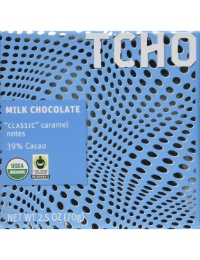 Tcho Classic Milk Chocolate Bar (12x2.5 OZ)