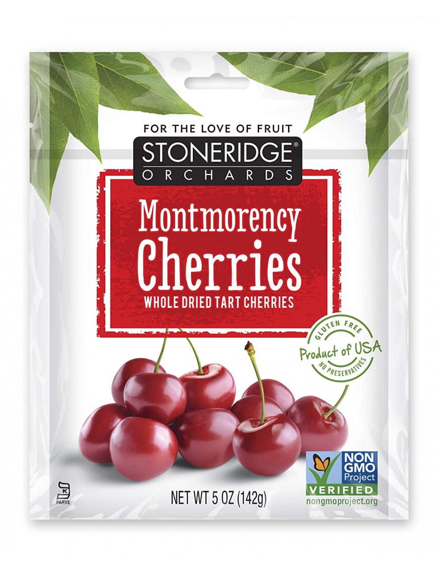 Stoneridge Orchards Organic Whole Dried Montmorency Cherries (6x5Oz)