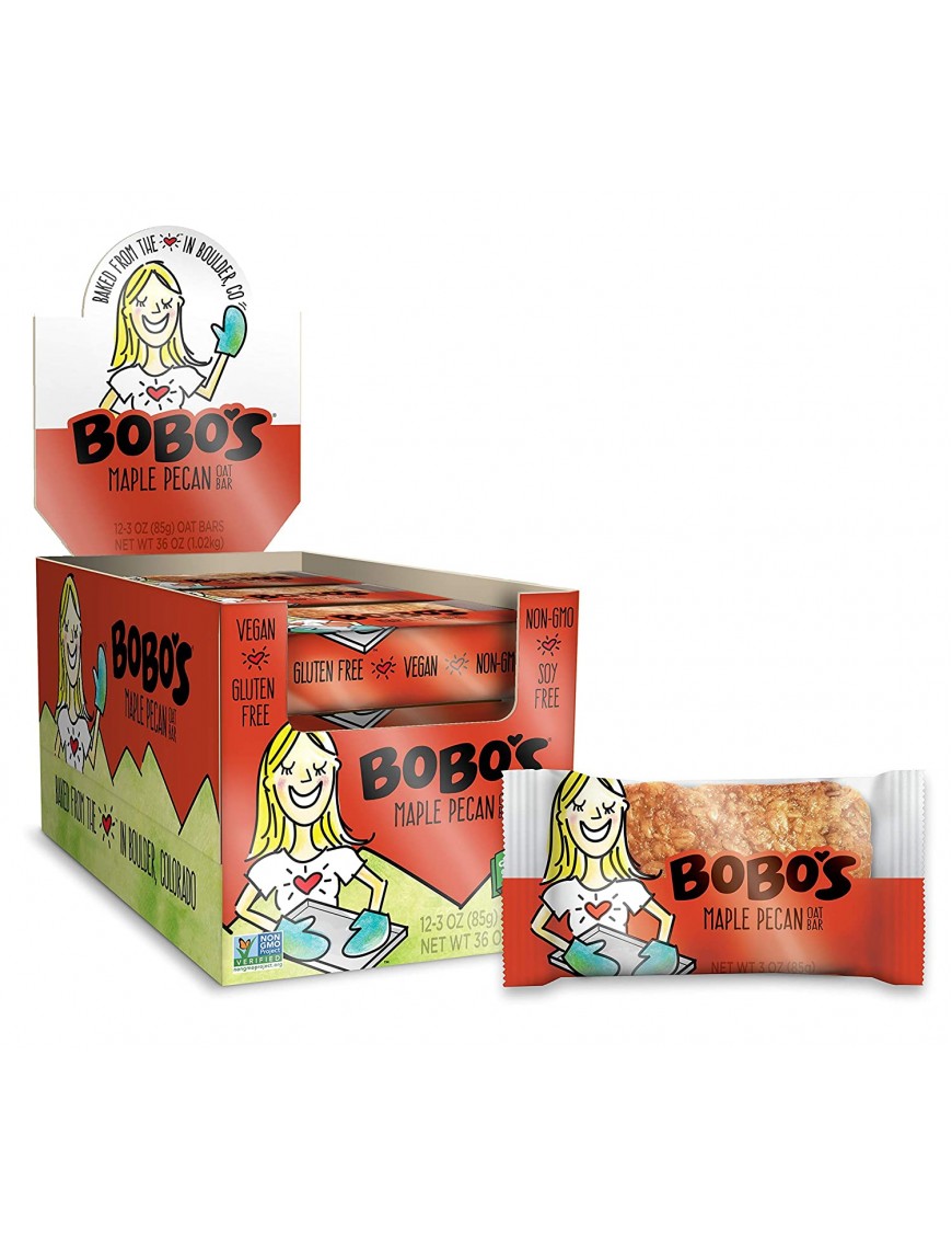 Bobo's Oat Bars Maple Pecan Gluten-Free (12x3Oz)