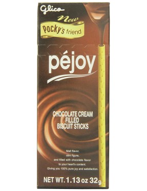 Glico Pejoy Chocolate Cream Filled Biscuit Sticks (20x1.13 OZ)