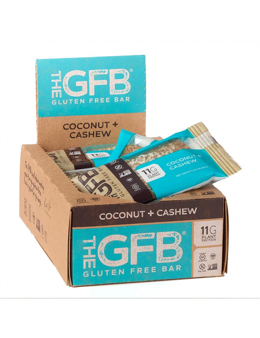The GFB Cashew Coconut Bar Gluten Free (12x2.05Oz)