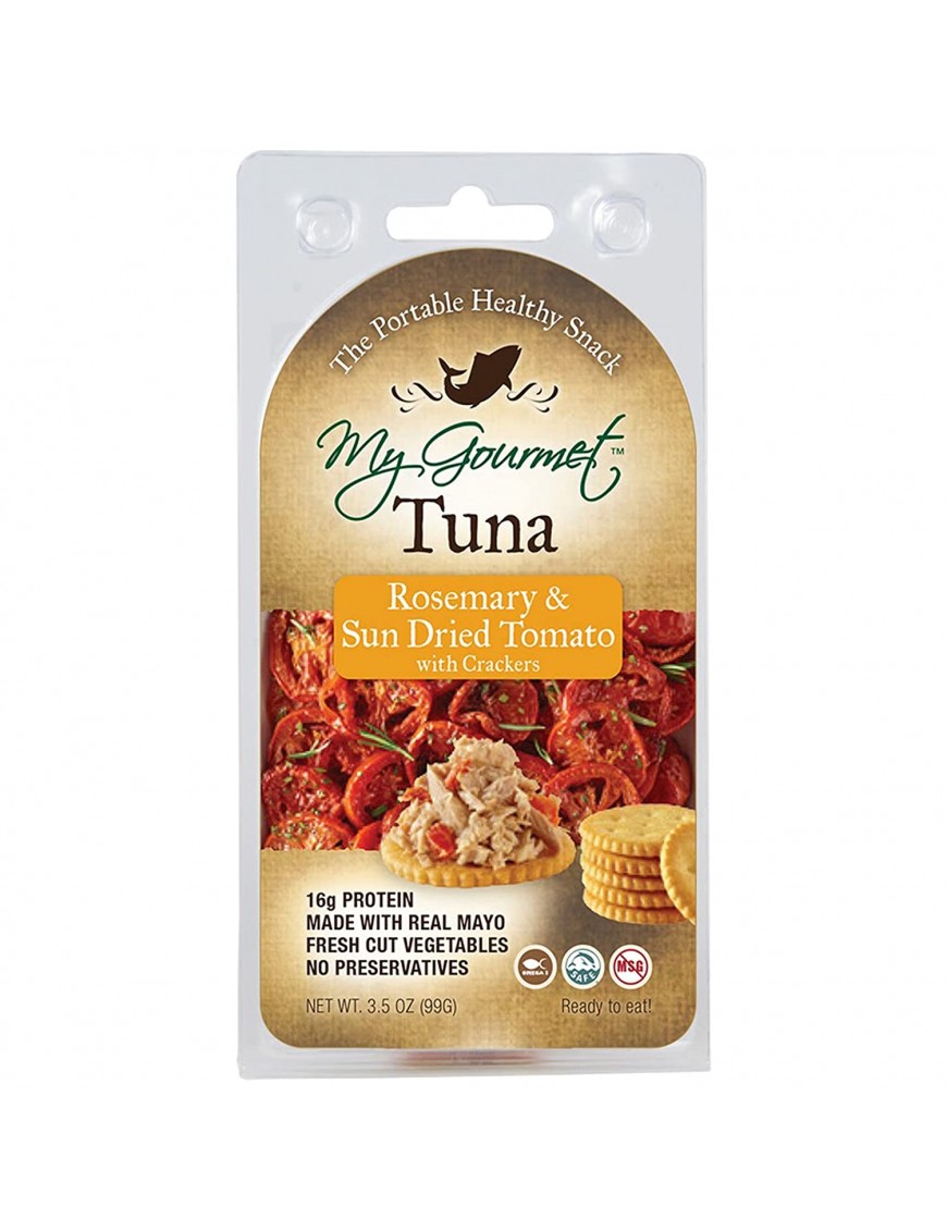 My Gourmet Tuna Rosemary Sundried Tomato with Crackers (12x3.5 OZ)