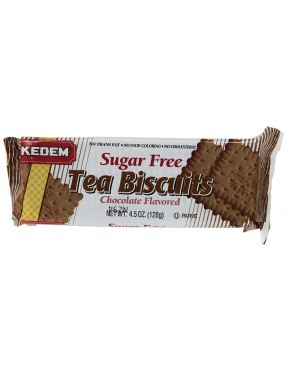 Kedem Sugar Free Tea Chocolate Biscuits (24x4.5Oz)