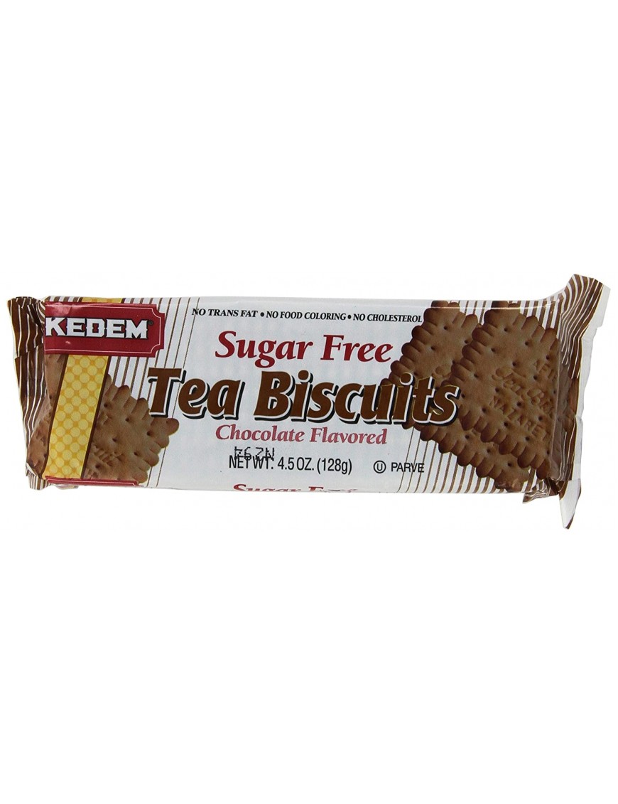 Kedem Sugar Free Tea Chocolate Biscuits (24x4.5Oz)