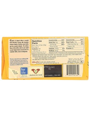 Chocolove Milk Choc Toffee & Almond Bar (12x3.2 Oz)