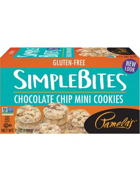 Pamela's Chocolate Chip Simple Bites Gluten Free (6x7 Oz)