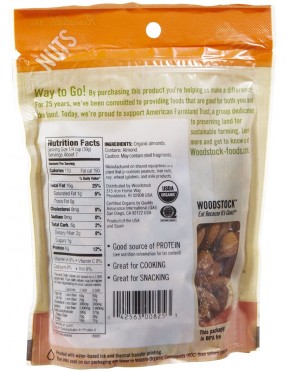 Woodstock Organic Almonds (8x7.5 Oz)