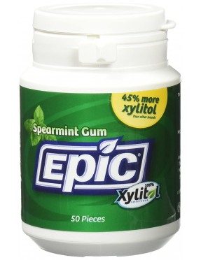 Epic Dental Xylitol Gum Spearmint (1x50 CT)