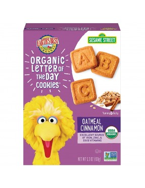 Earth's Best Sesame Street Oatmeal Cinnamon Cookies (6x5.3 Oz)