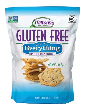 Milton's Gluten Free Baked Crackers Everything (12x4.5 OZ)