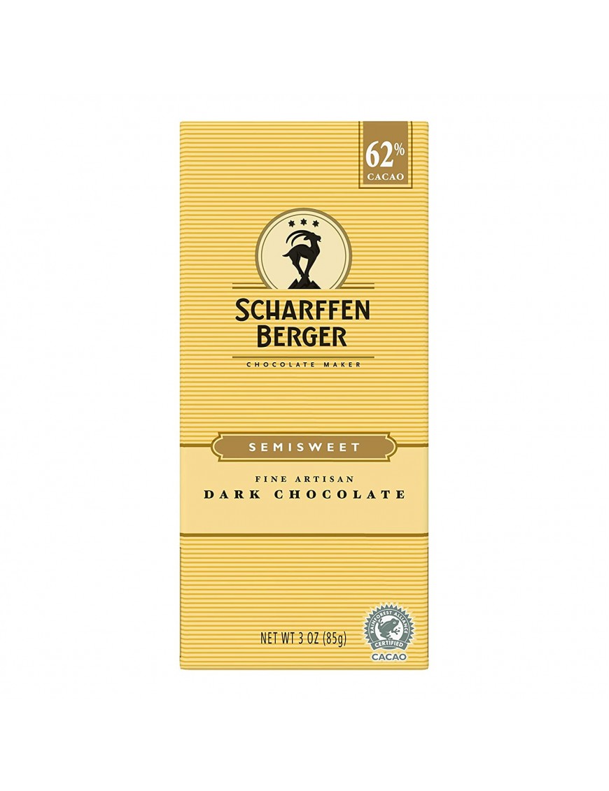 Scharffen Berger Semi Sweet Chocolate Bar (12x3OZ )