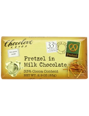 Chocolove Pretzel Milk Chocolate (12x2.9OZ )