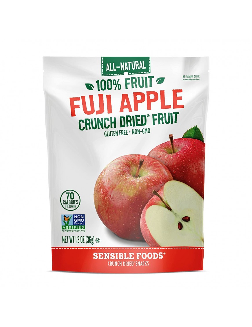 Sensible Foods Fuji Apple Crunch Dried Fruit Snack (12X1.3 OZ)