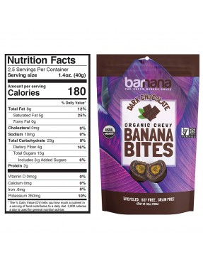 Barnana Og2 Choc Chewy Banana (12x1.4Oz)