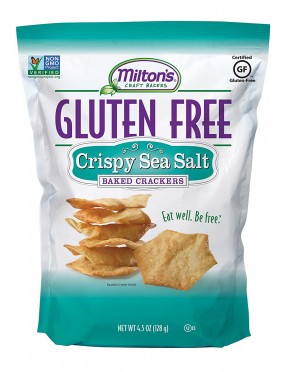 Milton's Baked Crackers Crispy Sea Salt (12x4.5 OZ)