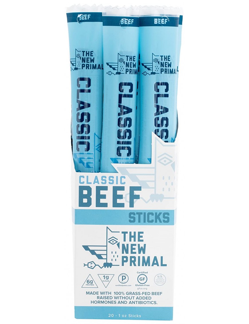 The New Primal Original Beef Sticks (20x1 OZ)