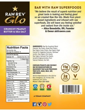 Raw Revolution Crunchy Peanut Butter & Sea Salt (12X1.6 OZ)