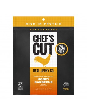 Chef's Cut Real Chicken Jerky Honey Barbeque (8x2.5 OZ)