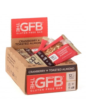 The GFB Cranberry Toasted Almond Bar Gluten Free (12x2.05Oz)