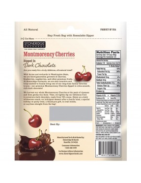 Stoneridge Orchard Cherries Dipped in Dark Chocolate (6x5 OZ)