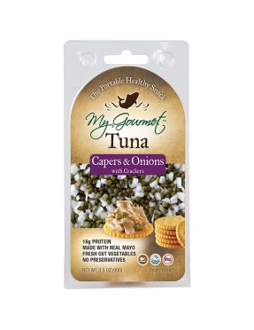 My Gourmet Tuna, Capers & Onion with Crackers (12x3.5 OZ)