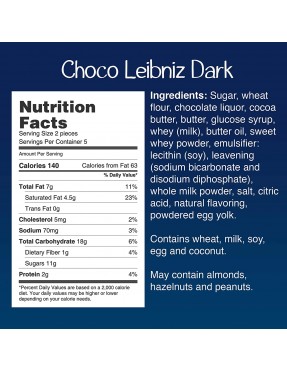 Bahlsen Dark Choco Leibniz Biscuits (12x4.4Oz)