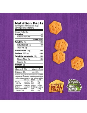 Annie's Homegrown Cheddar Bunny Classic Cracker (12x6.5 Oz)