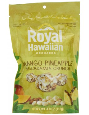 Royal Hawaiian Orchards Fruit Nut Mango PineApple (6x4OZ )