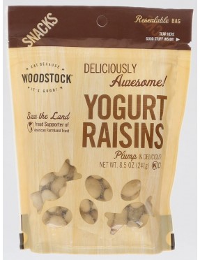 Woodstock Yogurt Raisins (8x8.5OZ )