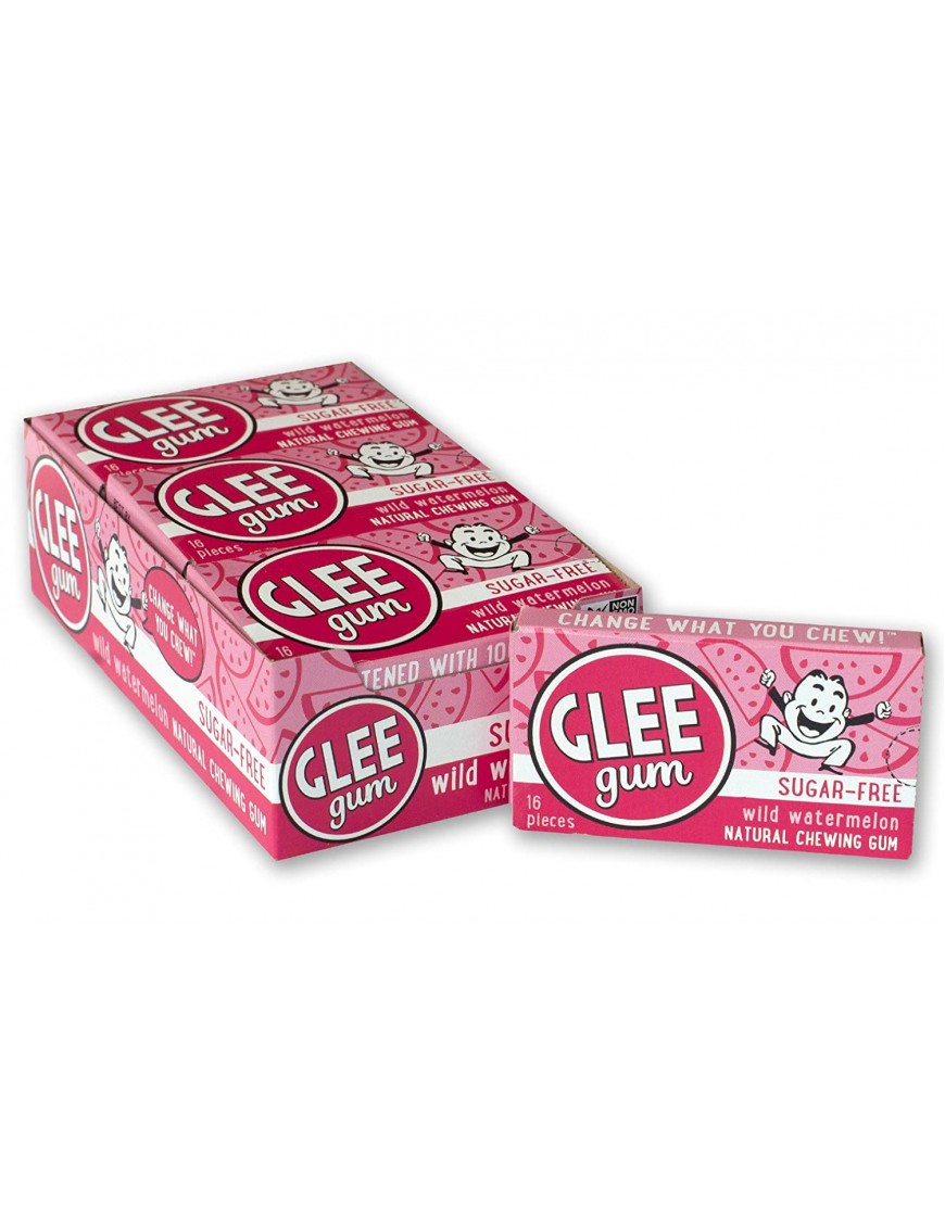 Glee Gum Wild Watermelon, Sugar Free (12x16 PC)