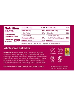 Nature's Bakery Fig Bar Raspberry (12x2 OZ)