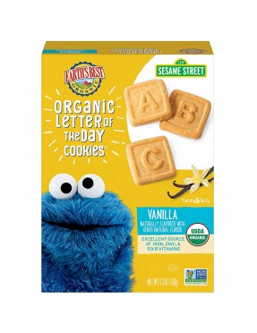 Earth's Best Sesame Street Very Vanilla Cookies (6x5.3 Oz)