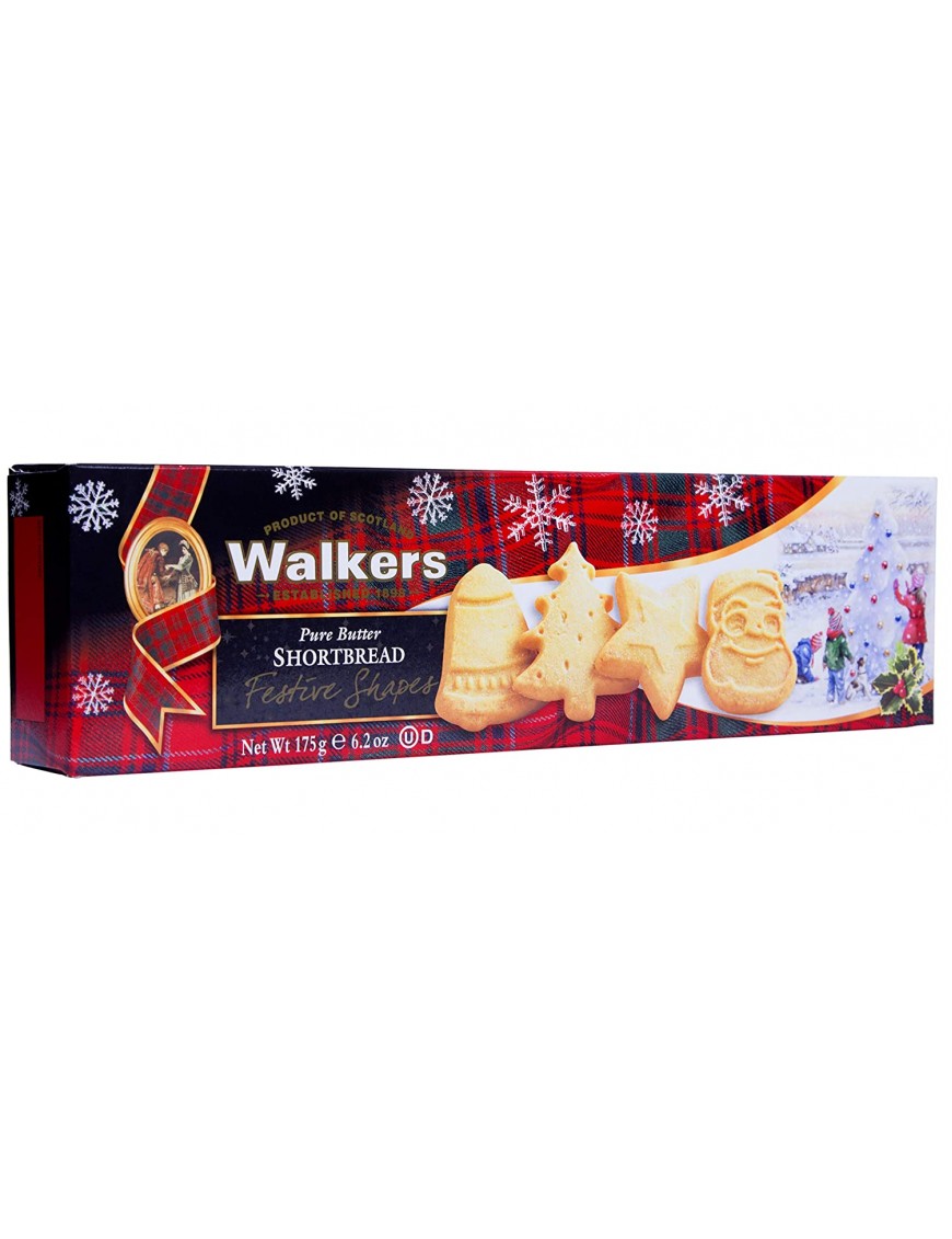 Walkers Festive Shortbread Shapes (12x8.8 OZ)