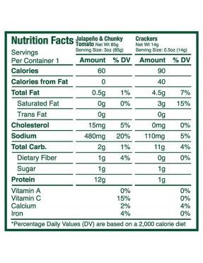 My Gourmet Tuna, Jalapeno & Chunky Tomato with Crackers (12x3.5 OZ)