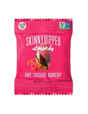 Wild Things Mini Skinny Dipped Almonds in Dark Chocolate Raspberry (48x0.46 OZ)