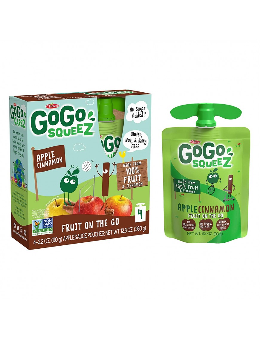 Gogo Squeez Og1 Apple Cinamon (12x4Pack)