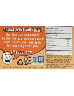 Glee Gum Tangerine Gum Box (12x16ct )